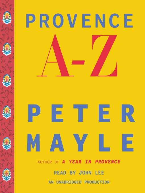 Title details for Provence A-Z by Peter Mayle - Available